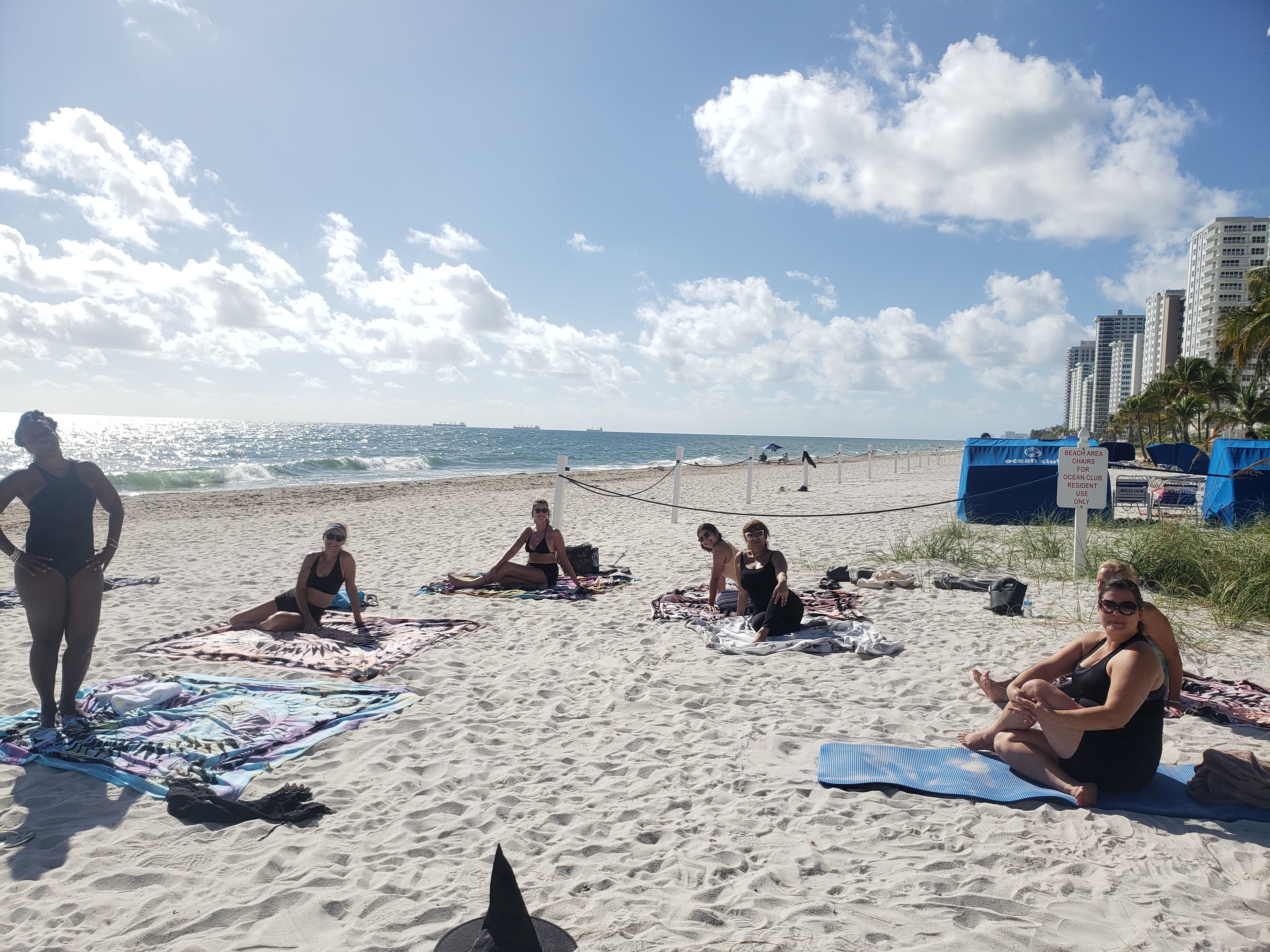 yoga party at the beach — Confirming current details about yoga party at the beach