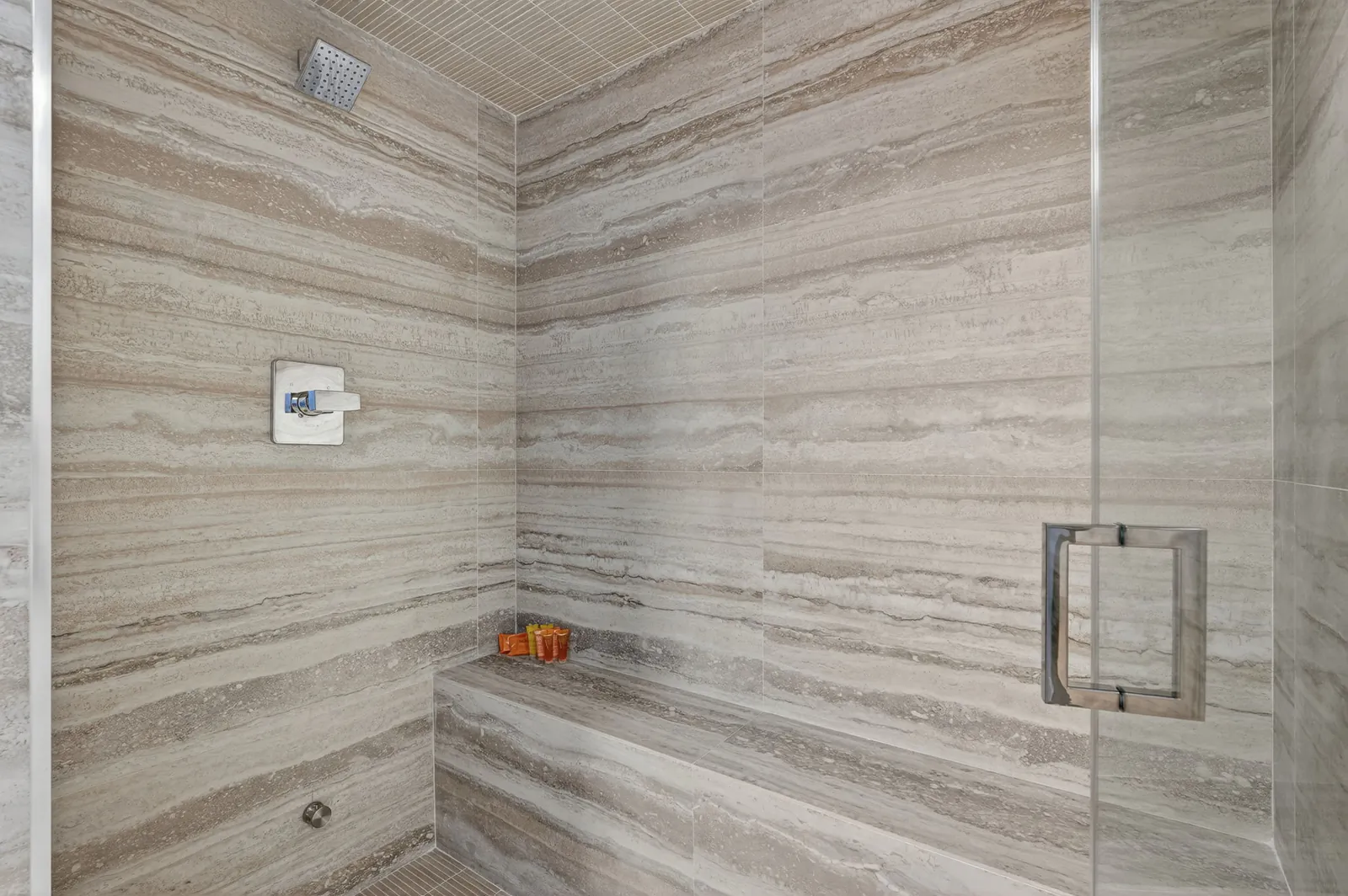 OM Steam Wellness luxury steam room at Ocean Manor Beach Resort Fort Lauderdale